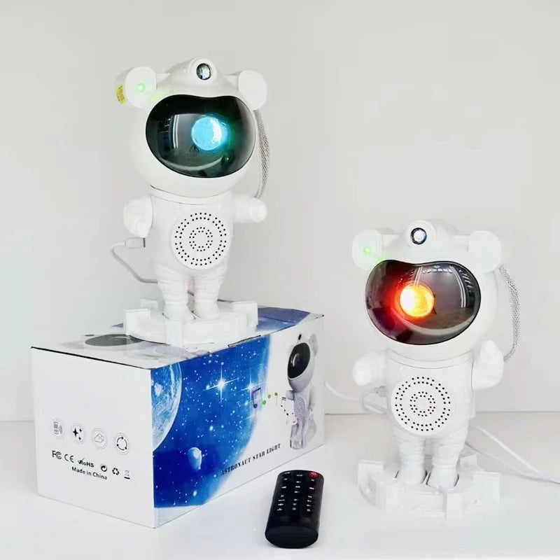 🌌 Luminária Projetora Astronauta™ – Traga o Universo para Dentro de Casa!