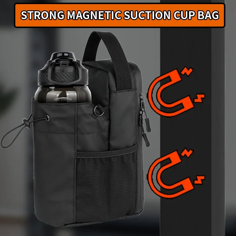 💧 Bolsa Transversal Magnética para Garrafa – Estilo, Liberdade e Praticidade em Movimento