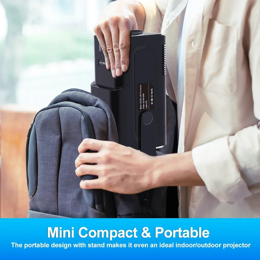 🎥 Projetor Portátil HY320™ – Tecnologia, Potência e Imersão em Qualquer Lugar!