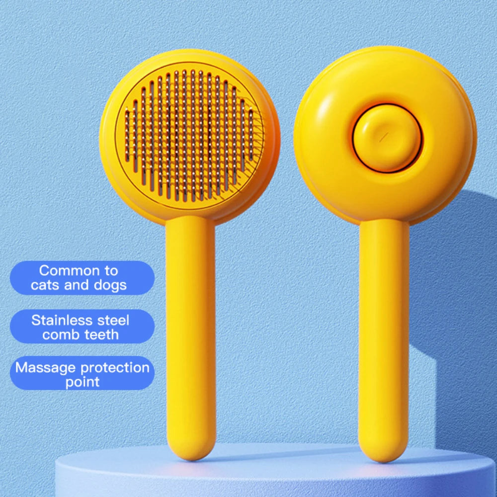 🐾 Pente de Massagem e Desembaraço para Pets – Cuide do Pelo com Conforto e Eficiência