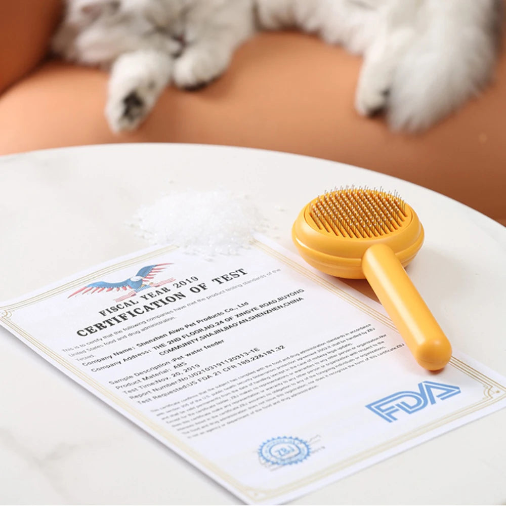 🐾 Pente de Massagem e Desembaraço para Pets – Cuide do Pelo com Conforto e Eficiência