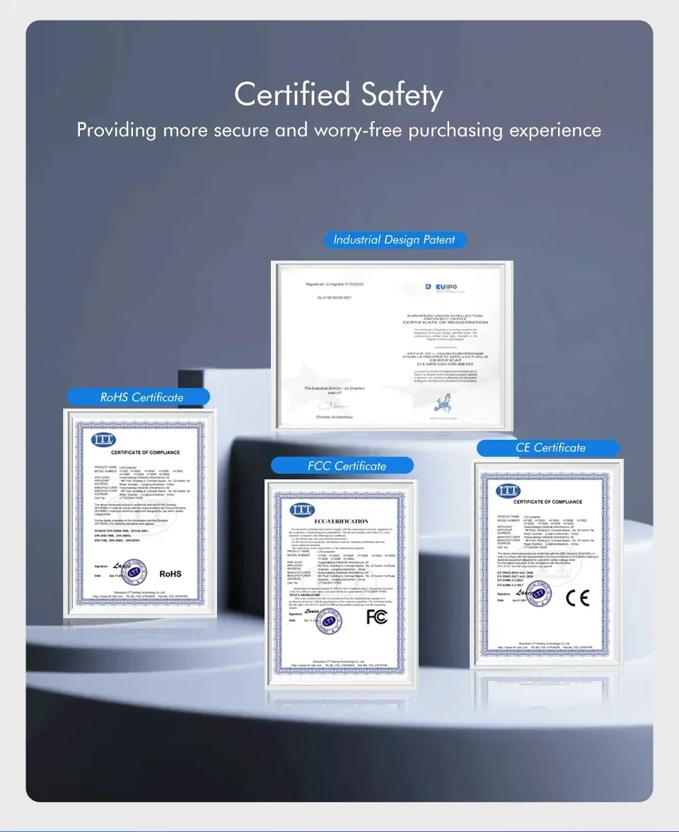 🎥 Projetor Portátil HY320™ – Tecnologia, Potência e Imersão em Qualquer Lugar!