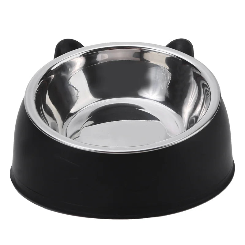 🐾 Comedouro Inox Elevado para Gatos – Design Moderno e Confortável